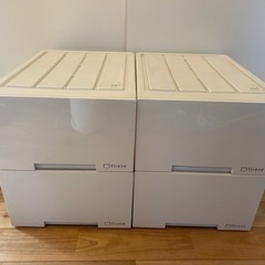 (決まりました)ベッド下･クローゼット収納 4個セットの画像