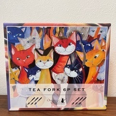 猫柄フォーク6本セット【希少スウェーデンデザイン】の画像