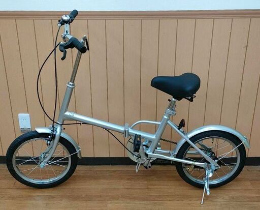 折りたたみ自転車 １６インチ 新古車 シルバー