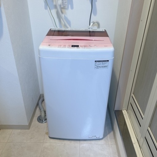Haier 洗濯機 5.5kg と Rinnai ガスコンロ 2口