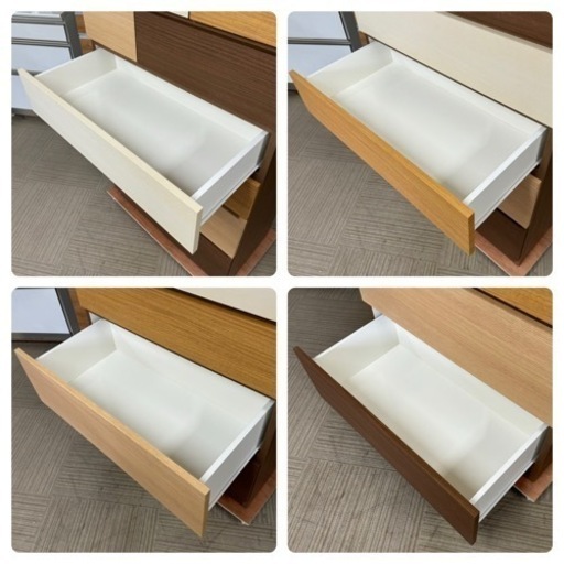 ②【超美品‼️】ニトリ 80cm幅6段ハイチェスト(カレン80HC) タンス 箪笥 衣類収納家具 木製ブラウン マルチカラー♪