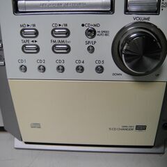 セール中につき、通常特価12,078円より20%引きの9,662円!　2004年製　パナソニック　MDステレオシステム　SA-PM700MD　現状品の画像