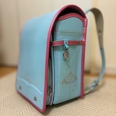 ランドセルアクアブルー水色フィットちゃんの画像