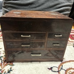 骨董品　洋裁　お針箱　
