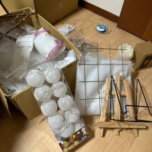 ウェルカムボードに使用した雑貨色々