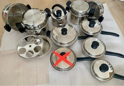 アムウェイ鍋＋フライパン＋ケトル