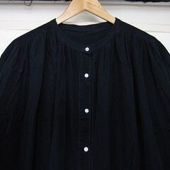 OB Mab 大きいサイズ レディース 薄手のコーデュロイ シャツワンピース ゆったりデザイン Fサイズ 2XL 3XL 4XL の画像