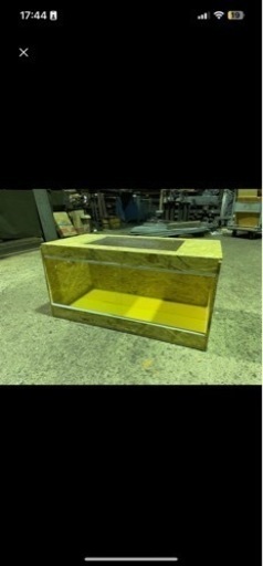 フトアゴヒゲトカゲ　スライド式ケージ　木製