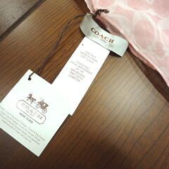 スカーフ コーチ COACH ピンク シグネチャー シフォン USED 札幌市東区 新道東店の画像