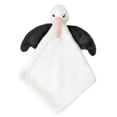 新品ぬいぐるみタオル2個セット（定価合計3400円）/こうのとり/丸洗い可能/妊活グッズ/鳥/子どもおもちゃよだれふきの画像