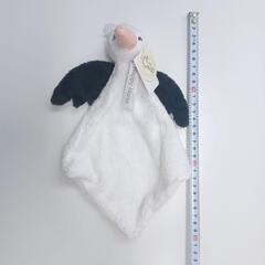 新品ぬいぐるみタオル2個セット（定価合計3400円）/こうのとり/丸洗い可能/妊活グッズ/鳥/子どもおもちゃよだれふきの画像