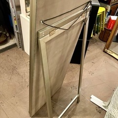 《売約済》スタンドミラー　ウォールミラー　姿見　デコレーション　大判　大型　検　ビンテージ　ヴィンテージ　鏡　ダンス　ファッション　　　シルバー　銀　銀色　の画像