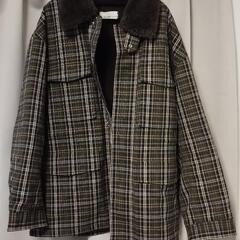 GU×beautiful people コラボ チェックボアブルゾン XXL メンズの画像