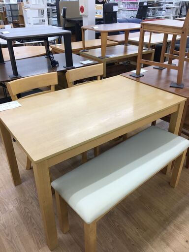 ★ジモティ割あり★  ダイニングテーブルセット  W120×D75×H73 クリーニング済み SJ4866