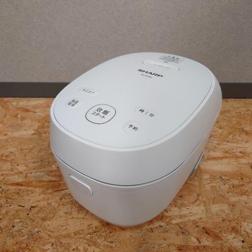美品 SHARP 2021年製 PLAINLY 匠の火加減 IH炊飯器 KS-HF05B-W