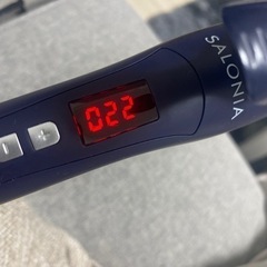 サロニア　ヘアアイロン　32mm 2way ネイビーの画像