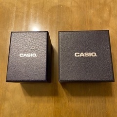 化粧箱（CASIO腕時計用）大小2個の画像