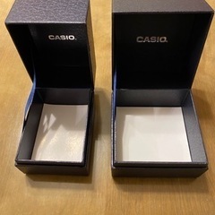 化粧箱（CASIO腕時計用）大小2個の画像