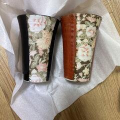 ★新品未使用★加賀友禅★ペア晩酌セット★木箱入り