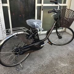 地域限定送料無料 パナソニック ビビ DX 8,9AH 新基準 子供乗せ 茶色