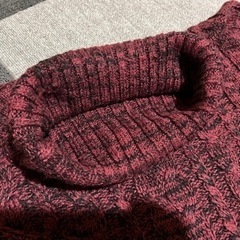 ニットセーター　メンズ　ハイネック　mサイズの画像