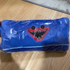 ハロウィン♪ハギーワギーフード付きブランケットポンチョ