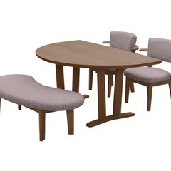 東京インテリア】ダイニングテーブルセット 4点セット 4〜5人用