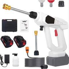 【新品未使用】高圧洗浄機　バッテリー２個付　2