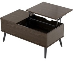 中古　GOQRAQ リフティングテーブル 昇降式テーブル ローテ...