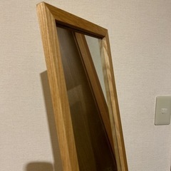 【受付終了】ナチュラルウッド 姿見の画像