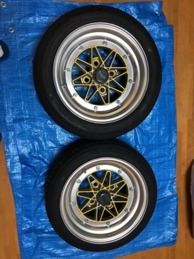 【値下げ】タイヤ　ホイール　ワーク　エクイップ　14インチ