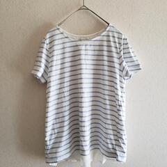 アースミュージック&エコロジー ストライプカットソー  半袖 レ...