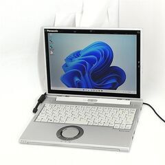 送料無料 日本製 高速SSD タッチ可 12インチ ノートパソコン Panasonic CF-XZ6RF7VS 中古良品 第7世代 i5 8GB 無線 Win11 Office