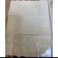 ネイルチップ　＊20個中1つ紛失！2枚目画像の接着テープもお付けします！前撮りなど和装にピッタリ！の画像