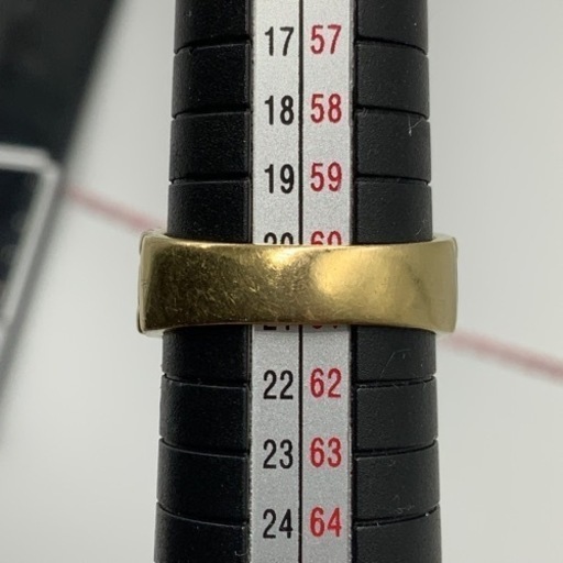 売り切れました。K18 18金　ダイヤモンドリング　10.2g 約20.5号　0.19ct