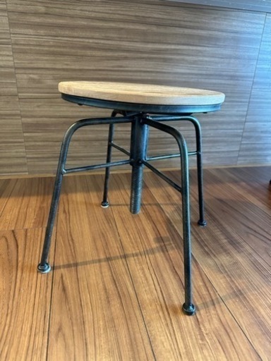 【本日19:00受取で-500円】 ZARA HOME ザラホーム スツール 回転椅子 2脚セット