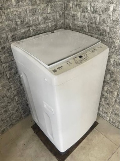 全自動 洗濯機 2021年製 アクア AQUA 7kg AQW-P7P-W 白 ホワイト