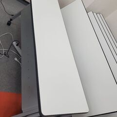 PLUS フィールディングデスク（スタックテーブル）幕板付き　8台セット