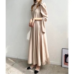【新品未使用】オケージョンワンピース マキシワンピースの画像