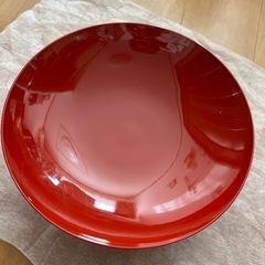 大盃・朱塗 30cm 日本舞踊小道具・祝い事