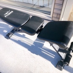 【引取】トレーニングベンチ 腹筋 可変式フラット FLYBIRD