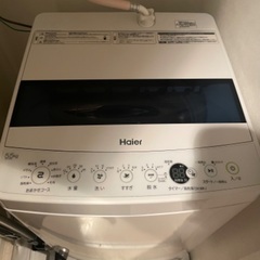 【美品・延長保証有】2021年製ハイアール洗濯機5.5kgの画像