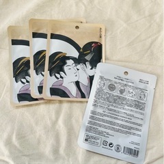 美友フェイスパック　EGF+江戸紫エッセンスマスク４枚セット