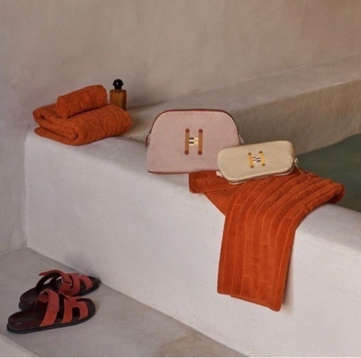 エルメス　カレ・タオル 《ステアーズ》