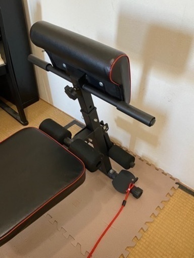 【受渡者決定】筋トレ用トレーニングマルチベンチとダンベルバーベル60kgセット
