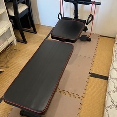 【受渡者決定】筋トレ用トレーニングマルチベンチとダンベルバーベル...