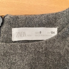 Zara ワンピース  134cmの画像