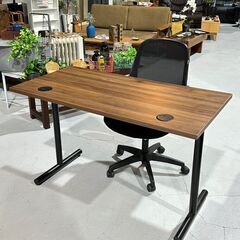 商談中★デスクセット★ パソコンデスク 机 Ｗ120cm 木調 ...