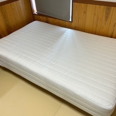 差し上げます！無印良品セミダブルベッド引き取り限定