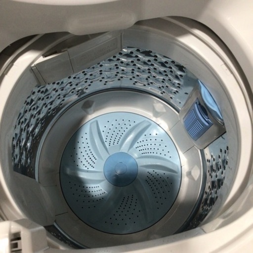 右側ネジ部破損有り 洗濯機 東芝 AW-6G6 2018年製 6kg